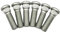 6 pernos de rueda M12 x 1.50 de 48 mm de largo, pernos de acero extendidos para rueda de vehículo, compatibles con Toyota Avalon, Camry, Corolla, Prius, RAV4, Sienna, Pickup Lexus, repuesto #610-266