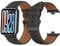 LanQii Leder Armband Kompatibel mit Xiaomi Mi Band 9 Pro/Xiaomi Mi Band 8 Pro, Weiches Leder Ersatzarmband, Damen und Herren Uhrenarmband für Xiaomi Smart Band 9 Pro/Xiaomi Smart Band 8 Pro, Schwarz