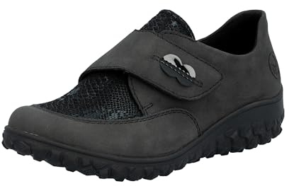 Rieker Halbschuhe Klett Weite H Gold