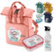 wolga-kreativ Kitarucksack personalisiert – Rucksack mit Namen Mädchen – Kindergartentasche mit süßen Tiermotiven & Luftballon – Kindertaschen Kita