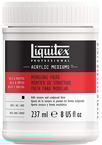 Liquitex Modeling Paste Acrylic Gel Medium-8oz, 237 ml (Confezione da 1)