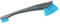 Fackelmann 60150 Brosse de Nettoyage de la Maison avec Deux Embouts, Brosse de Nettoyage, Brosse Nettoyage Maison, Plastique, Gris, Bleu, 20 cm