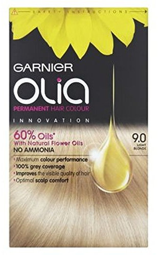 Garnier Olia Color De Pelo Permanente 9,0 Rubio Claro (Paquete de 2)