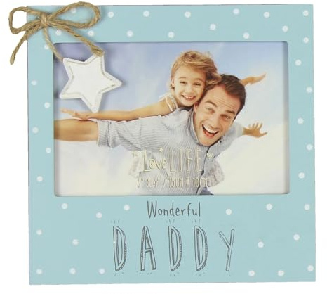 Vintage Wooden Wonderful Daddy Photo Frame Gift