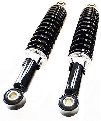 2 Stoßdämpfer - 31 cm - Schwarz - Einstellbar - Hydraulisch - für Simson