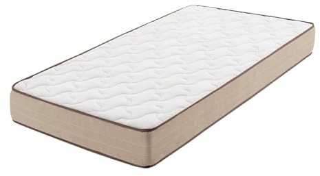 Moonia | Bamboo Fresh Matratze | 21 cm Dicke | Antibakterielles Bambusgewebe | Anti-Stress-Ruhe | Desinfiziertes System gegen Pilze, Milben und Bakterien |90X200