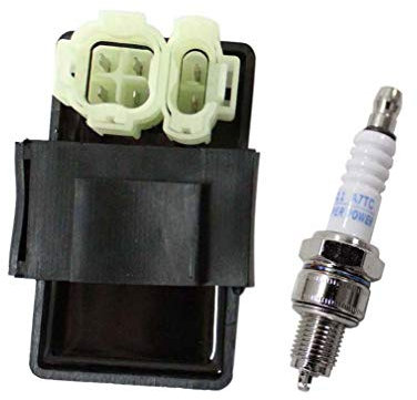AISEN CDI + Zündkerze für Rex RS 450 500 HAGEBAU 139QMB 139QMA GY6 50ccm Roller Baotian Benzhou Buffalo Flex Tech Ering Longjia