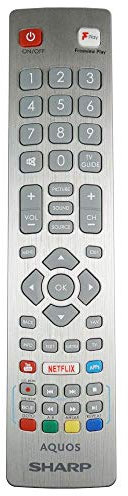 Genuine TV Remote Control Replacement for Sharp LC-40CFG3021KF / LC40CFG3021KF