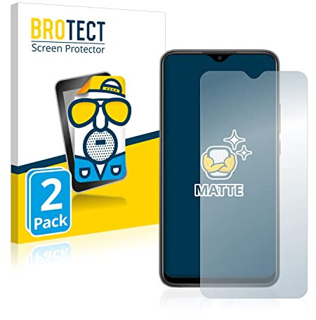 BROTECT Protector Pantalla Anti-Reflejos para Xiaomi Redmi 9 (2 Unidades) Película Mate Anti-Huellas