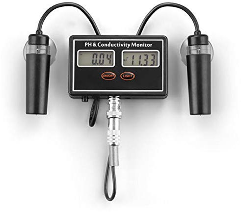 Wassertester, 2 in 1 Online PH & EC Leitfähigkeitsmesser Tester Multifunktions-Wasserqualität Echtzeit-Überwachung kontinuierliche Überwachung für Aquarium, Hydrokultur