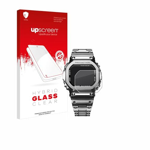 upscreen Protecteur d´Écran en Verre Trempé pour Casio G-Shock GMW-B5000D-1ER – Glass-Plastique 9H Dureté