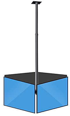 Standfuß Fernsehtisch Drei Bildschirmdecke. FERNSEHER Halterung 32 -75 Commercial Extension Tilt Rotation FERNSEHER Stahl-verstellbare Decke montieren FERNSEHER Montieren Sie mit Max VESA 40. 0x400m