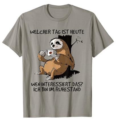 Welcher Tag ist heute, wer interessiert sich für die T-Shirt