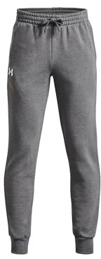 Under Armour Ua Rival Fleece Joggers, Pantalones deportivos Niños, Castlerock Light Heather, S