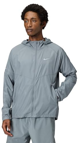 Nike DD4746-084 M NK RPL MILER JKT Jacket Herren SMOKE GREY/SMOKE GREY/REFLECTIVE SI Größe S