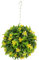 Best Artificial 23cm Lily Topiary Hanging Flower Ball **UV Fade Protected** (Yellow)