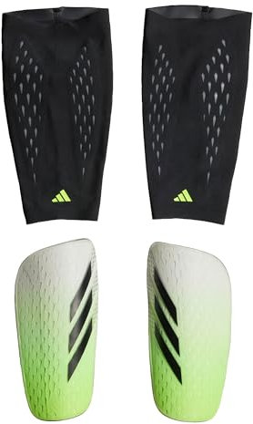 Adidas Unisex Shin Guard X Sg Pro, White/Black/Lucid Lemon, IA0849, S