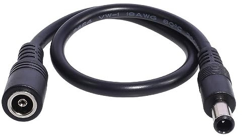 Gissroys Câble d'alimentation 6,5 x 4,4 mm pour adaptateur d'ordinateur portable, câble de chargeur, ligne de fil double extrémité DC6,5 mm x 4,4 mm, cordon d'alimentation DC6044