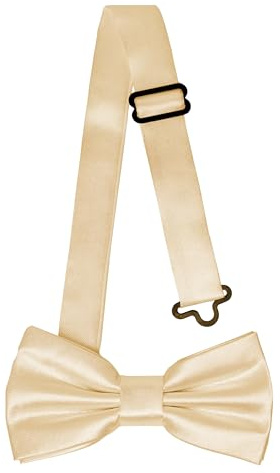 Ladeheid Kinder Jungen Fliege - Vorgebunden, Einstellbares Band, Glänzendes Design, Ideal für Hochzeit, Geburtstag, Einschulung - Strapazierfähig & Stilvoll Größe 10cm x 5cm BKS