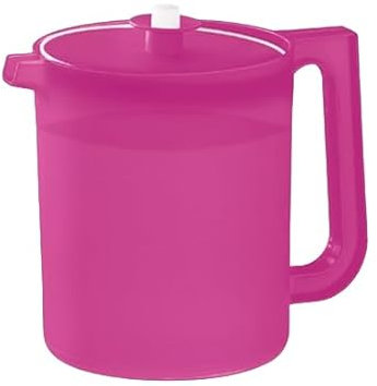 New Tupperware TUPPERWARE Klassischer kleiner 1,5L Krug mit Druckknopf rosa