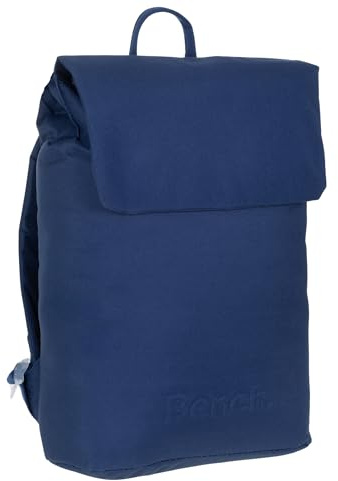Bench Rucksack Daypack Damen A4 York 64200-0600 Dark Blue + Schlüsseletui | Mädchen small medium backpack Handtasche Damenrucksack Freizeit Büro Dunkelblau