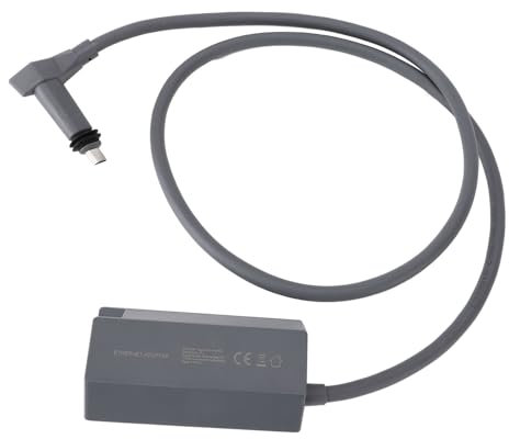 MENDUNER Adaptateur Ethernet Internet par Satellite V2 pour Antenne Parabolique Rectangulaire, Adaptateur Ethernet pour Réseau Externe Filaire, Adaptateur Ethernet