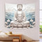 DCABEIOOE Buddha Statue Wandteppich Plakat Tapisserie Wandtuch 180cmx230cm