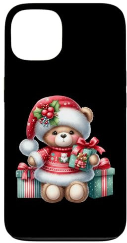 iPhone 13 Christmas Teddy Bear Drinkware Case