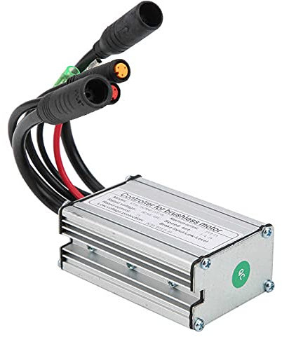 HESHUWEN E-Bike-Controller Elektrische Fahrradsteuerung 36V / 48V Rohr 15A / 17A / 22A Wasserdichter Anschluss Controller for 36V / 48V 500W / 750W Brushless Motor Brushed Motor Controller(KT 15A)
