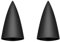 HAWK'S WORK Spare Parts for 2 Channel RC Plane F-22 Raptor (Rubber Nose Cone)