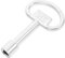 Ciieeo Valve Key Bleed Boiler Outdoor Valves Replacement Radiator Plumbing Electric Socket Keys Utility Water Safe Plumbers Tool Key T Bar Key Key Zinc Alloy Silver