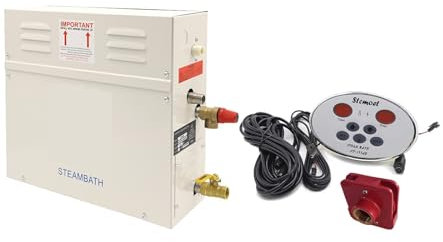 YXZKJZJ 9KW Dampfmaschine Sauna Maschine Dampfmaschine Nassdampfmaschine for Dusche in der Heimdampfbaddusche Hocheffiziente schnelle Erwärmung