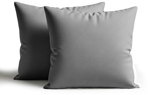 Home Sweet Home UK Outdoor Cushions Waterproof Filled 2 Pack 60x60cm With Invisible Zippered Outdoor Garden Cushions Waterproof 24x24 With Cushion Covers For Living Room Garden Sofa Bedroom