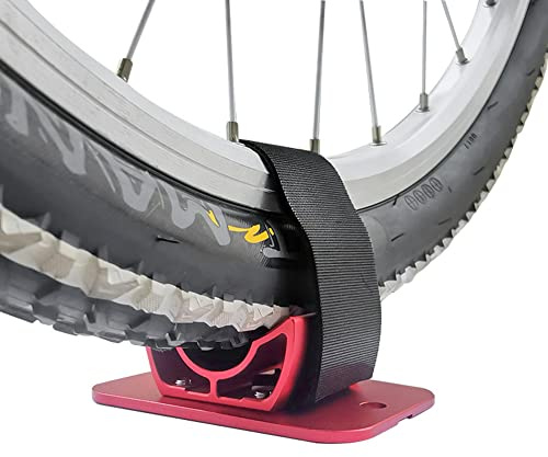 ZDETGU Auto-Dach-Hinterradträger, Schnellspanner-Dachträger, Fahrradständer aus Aluminiumlegierung, Feste Halterung mit Komplettem Zubehör
