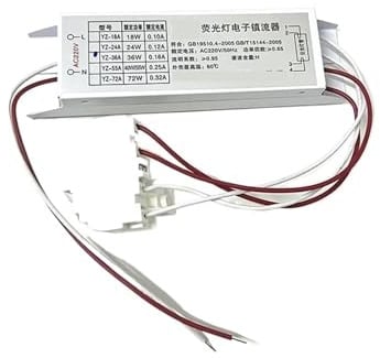 elektronisches Vorschaltgerät H-Röhren-Vorschaltgerät 24 W mit 18 W 36 W 40 W 55 W Leuchtstofflampenschaltung Deckenleuchten-Vorschaltgeräte(1 Piece,36W)