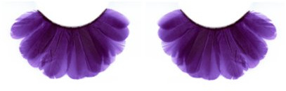 Stargazer Feather Eye Lashes style 47, synthetic lash pair includes glue.
