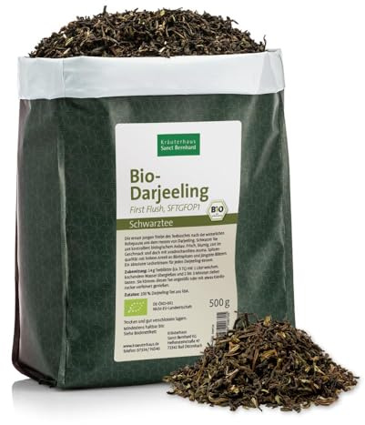 Sanct Bernhard Bio-Darjeeling-Tee First Flush, SFTGFOP1 500 g