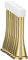 Merriway BH01171 Galvanisch vermessingt Türstopper mit Feder, Weiß, 8 Stück