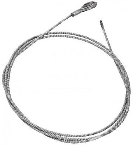 Riggatec 5 mm Abhängeseil Zink 6x19+FE Kausche eins. offen 5m