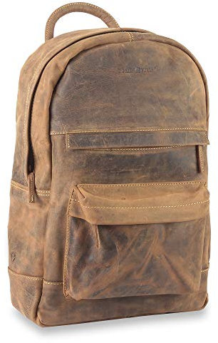 Greenburry Vintage Retro Rucksack Leder 42 cm Laptopfach
