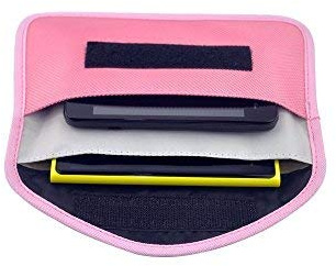 Co-link Leinwand-Schutz Anti-Radiation Anti-Tracking-Anti-Spion Signal Blocking-Fall-Beutel Handset Funktion Tasche für iPhone(Rosa)