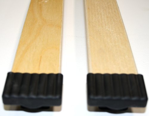 JUSNOVA 10er Paket Kappen zur Befestigung von Leisten im Lattenrost (schwarz, 10x65mm) | 1006