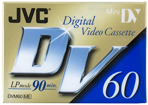 JVC - Digital Video Cassette - M-DV60ME - Blank Mini DV - 90 Mins - 3 Pack