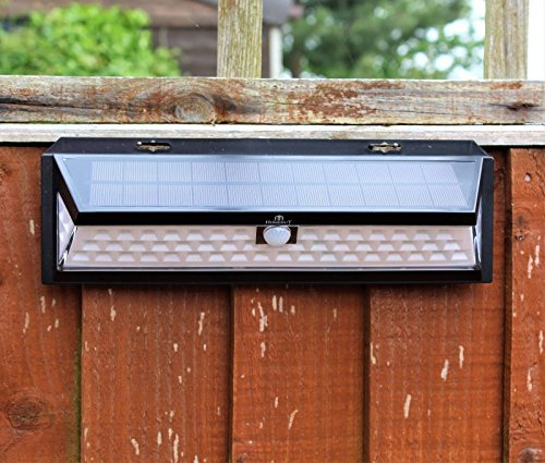 HH Home Hut LED Garden Solar Powered Motion Sensor Outdoor Security Lamp (55 LED)