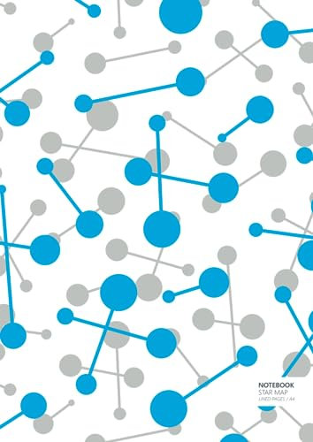 Star Map Notebook - A4: (Light Edition) Fun notebook 192 lined pages (A4 / 8.27x11.69 inches / 21x29.7cm)