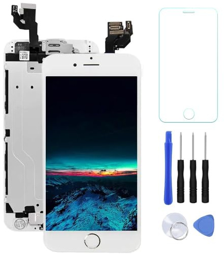 OuiSmart® Écran pour iPhone Complet (Blanc, iPhone 6)