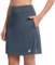 M MOTEEPI Tennisrock Damen 20'' Knielang Rock Mit Hose Drunter Damen Hohe Taille Hosenrock Skort Skirt for Women Golfrock Sportrock Midi Rock Damen Sommer Mit Taschen Innenshorts Grau L