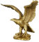 Pevfeciy Adler Statue Adler Figur Deko Bronze Statue Wohnzimmer Modern Büro Deko Feng Shui Skulptur,Messing