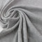 TOLKO 50cm Bündchen-Jersey für Shirt, Kleid, Rock | Kleiderstoff Modestoff Weich Knitterarm Elastisch | 45cm Breit Schlauch Baumwollstoff Meterware (Grau Feinripp)