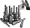 QUCUMER 10 Pcs Llaves de Vaso Llaves Tubo 1/4 Llave Tubo Taladro Llave Vaso Hexagonal Taladro Llaves de Vaso Carraca 6 7 8 10 12 13 14 15 17 19mm Llave Vaso Taladro Iman, Entrada 6.3 mm (1/4)